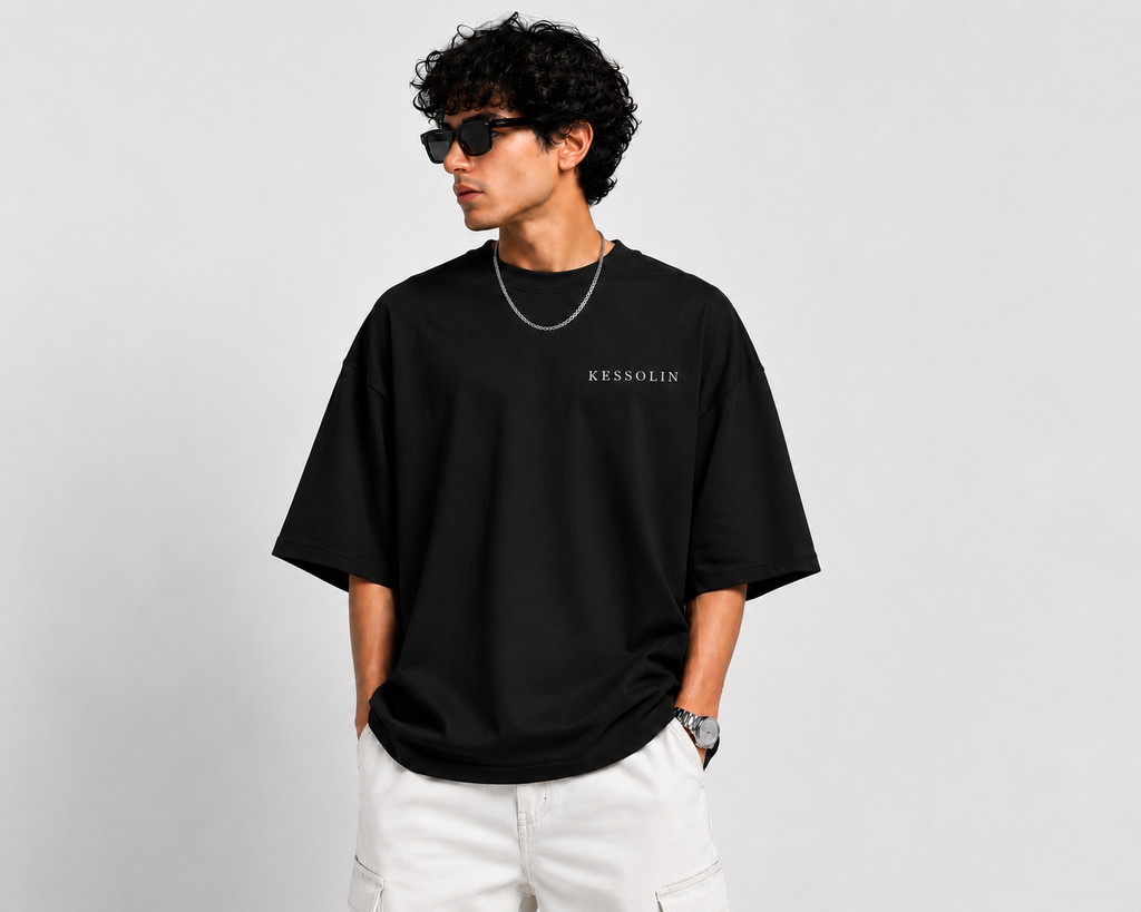 Kessolin Solar Bloom Oversized T-Shirt